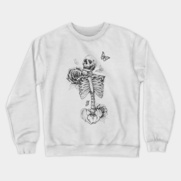 Skeleton Crewneck Sweatshirt by mikekoubou